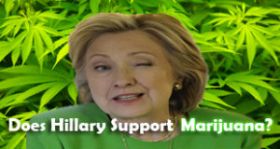 Clinton Gave Thumbs Down to Legal Marijuana, Leak Shows