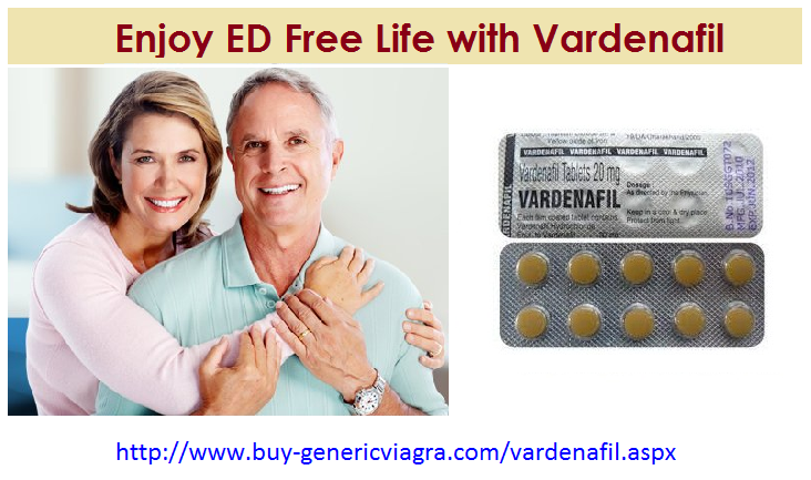 Buy-genericviagra.com is best online medicines store to buy Vardenafil 20mg online because it is costing very little and effective in terms of Erectile Dysfunction problems in men. To order Vardenafil online visit: http://www.buy-genericviagra.com/vardenafil.aspx at discounted rates.